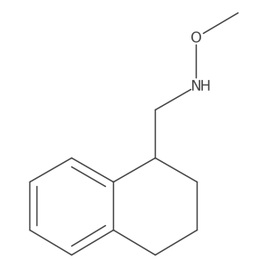Methoxy[(1,2,3,4-tetrahydronaphthalen-1-yl)methyl]amine Structure