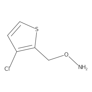 o-[(3-Chlorothiophen-2-yl)methyl]hydroxylamine Structure
