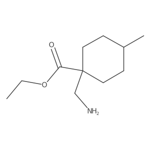 Ethyl 1-(aminomethyl)-4-methylcyclohexane-1-carboxylate Structure