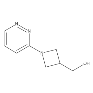 (1-(Pyridazin-3-yl)azetidin-3-yl)methanol Structure