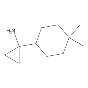 1-(4,4-Dimethylcyclohexyl)cyclopropan-1-amine结构式