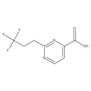 2-(3,3,3-Trifluoropropyl)pyrimidine-4-carboxylic acid结构式