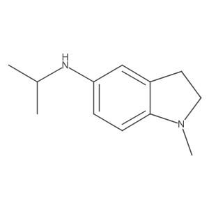 1-Methyl-N-(propan-2-YL)-2,3-dihydro-1H-indol-5-amine Structure