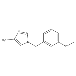 1-(3-Methoxybenzyl)-1h-1,2,3-triazol-4-amine Structure