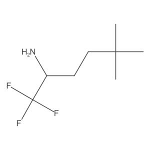 1,1,1-Trifluoro-5,5-dimethylhexan-2-amine结构式