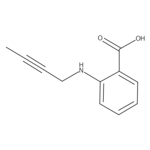 2-[(But-2-yn-1-yl)amino]benzoic acid Structure