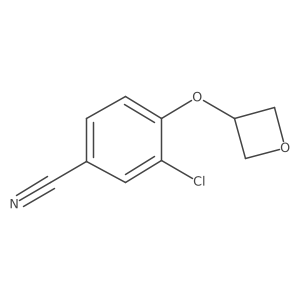 3-Chloro-4-(oxetan-3-yloxy)benzonitrile Structure