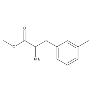methyl (2R)-2-amino-3-(3-methylphenyl)propanoate结构式