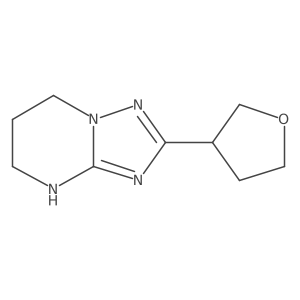 2-(Oxolan-3-yl)-4H,5H,6H,7H-[1,2,4]triazolo[1,5-a]pyrimidine Structure