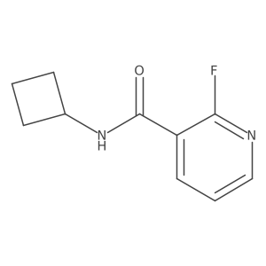 N-cyclobutyl-2-fluoropyridine-3-carboxamide结构式