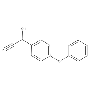 alpha-Hydroxy-4-phenoxybenzeneacetonitrile Structure