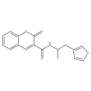 N-(1-(furan-3-yl)propan-2-yl)-2-oxo-2H-chromene-3-carboxamide Structure