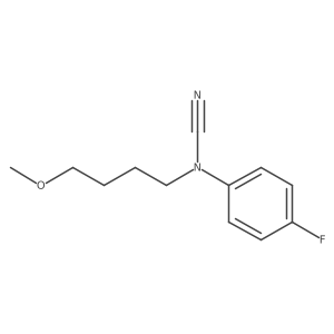 (4-Fluorophenyl)-(4-methoxybutyl)cyanamide结构式