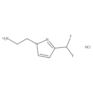 2-[3-(difluoromethyl)-1H-pyrazol-1-yl]ethanamine Structure