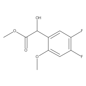 Methyl 2-(4,5-difluoro-2-methoxyphenyl)-2-hydroxyacetate结构式