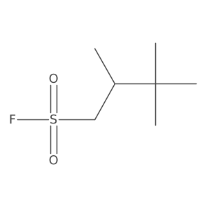 2,3,3-Trimethylbutane-1-sulfonyl fluoride结构式