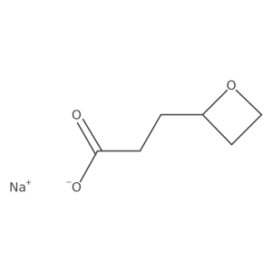 Sodium 3-(oxetan-2-yl)propanoate Structure
