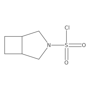 (1R,5S)-3-azabicyclo[3.2.0]heptane-3-sulfonyl chloride结构式