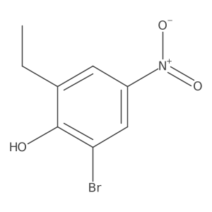2-Bromo-6-ethyl-4-nitrophenol Structure