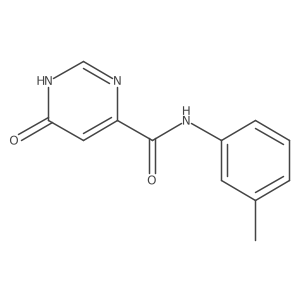 6-hydroxy-N-(m-tolyl)pyrimidine-4-carboxamide Structure
