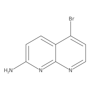 5-Bromo-1,8-naphthyridin-2-amine Structure