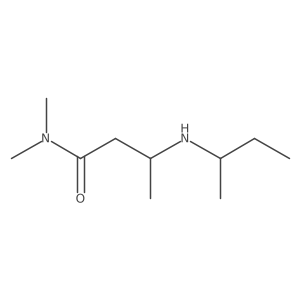 (3R)-3-[(Butan-2-yl)amino]-N,N-dimethylbutanamide Structure
