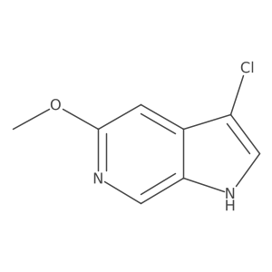 3-Chloro-5-methoxy-1H-pyrrolo[2,3-c]pyridine Structure