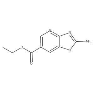 Ethyl 2-amino-[1,3]oxazolo[4,5-b]pyridine-6-carboxylate结构式