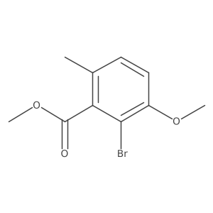 Methyl 2-bromo-3-methoxy-6-methylbenzoate结构式