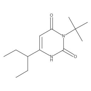 3-Tert-butyl-6-(pentan-3-yl)-1,2,3,4-tetrahydropyrimidine-2,4-dione Structure