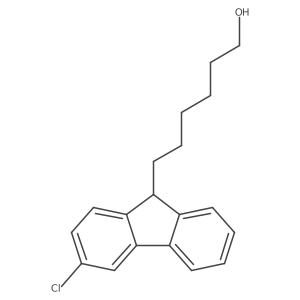 3-Chloro-9H-fluorene-9-hexanol Structure