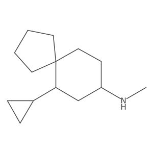 6-cyclopropyl-N-methylspiro[4.5]decan-8-amine Structure