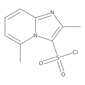 2,5-Dimethylimidazo[1,2-a]pyridine-3-sulfonyl chloride Structure