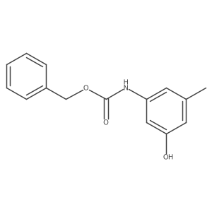 benzyl N-(3-hydroxy-5-methylphenyl)carbamate结构式