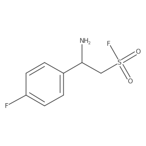 2-Amino-2-(4-fluorophenyl)ethane-1-sulfonyl fluoride Structure