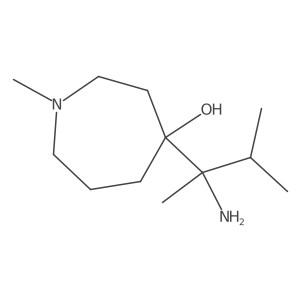 4-(2-Amino-3-methylbutan-2-yl)-1-methylazepan-4-ol Structure