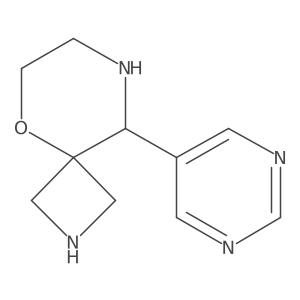 9-(Pyrimidin-5-yl)-5-oxa-2,8-diazaspiro[3.5]nonane Structure