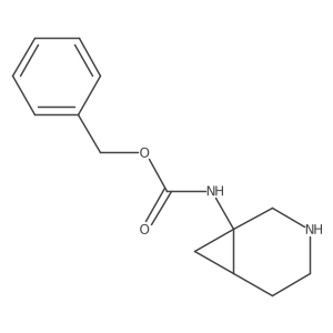 Benzyl ((1R,6R)-3-azabicyclo[4.1.0]heptan-1-yl)carbamate Structure