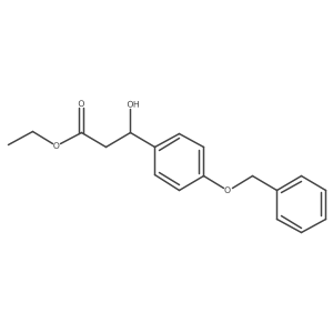Ethyl (R)-3-(4-(benzyloxy)phenyl)-3-hydroxypropanoate Structure