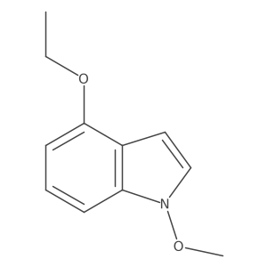 4-Ethoxy-1-methoxy-1h-indole结构式
