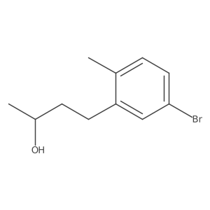 (2R)-4-(5-bromo-2-methylphenyl)butan-2-ol Structure