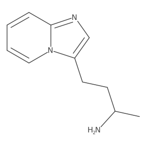 (2S)-4-{imidazo[1,2-a]pyridin-3-yl}butan-2-amine结构式