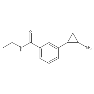 rac-3-[(1R,2S)-2-aminocyclopropyl]-N-ethylbenzamide Structure
