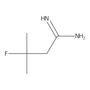 3-Fluoro-3-methylbutanimidamide Structure