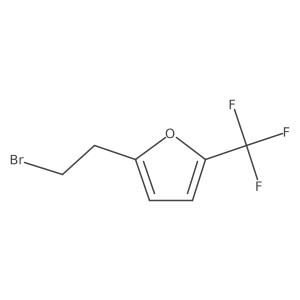 2-(2-Bromoethyl)-5-(trifluoromethyl)furan结构式