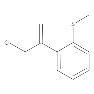 1-(3-Chloroprop-1-en-2-yl)-2-(methylsulfanyl)benzene结构式