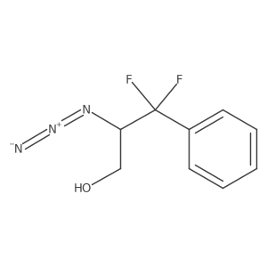 2-Azido-3,3-difluoro-3-phenylpropan-1-ol Structure