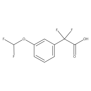 2-[3-(Difluoromethoxy)phenyl]-2,2-difluoroacetic acid Structure