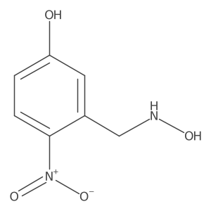 3-[(Hydroxyamino)methyl]-4-nitrophenol Structure