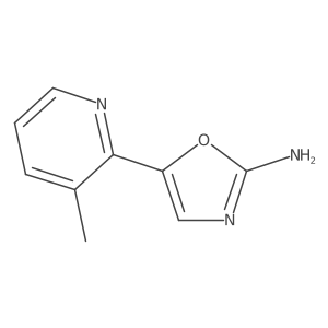 5-(3-Methylpyridin-2-yl)-1,3-oxazol-2-amine结构式